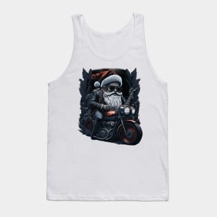 Santa on motorbike Tank Top